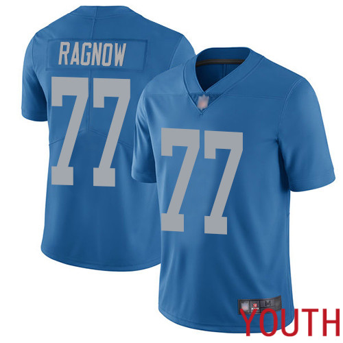 Detroit Lions Limited Blue Youth Frank Ragnow Alternate Jersey NFL Football #77 Vapor Untouchable